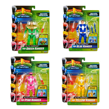 Anime Mighty Morphin Power Rangers Boneco de Ação Red Ranger Modelo Green Ranger Brinquedo Boneca Coleção Enfeites Presentes para Crianças