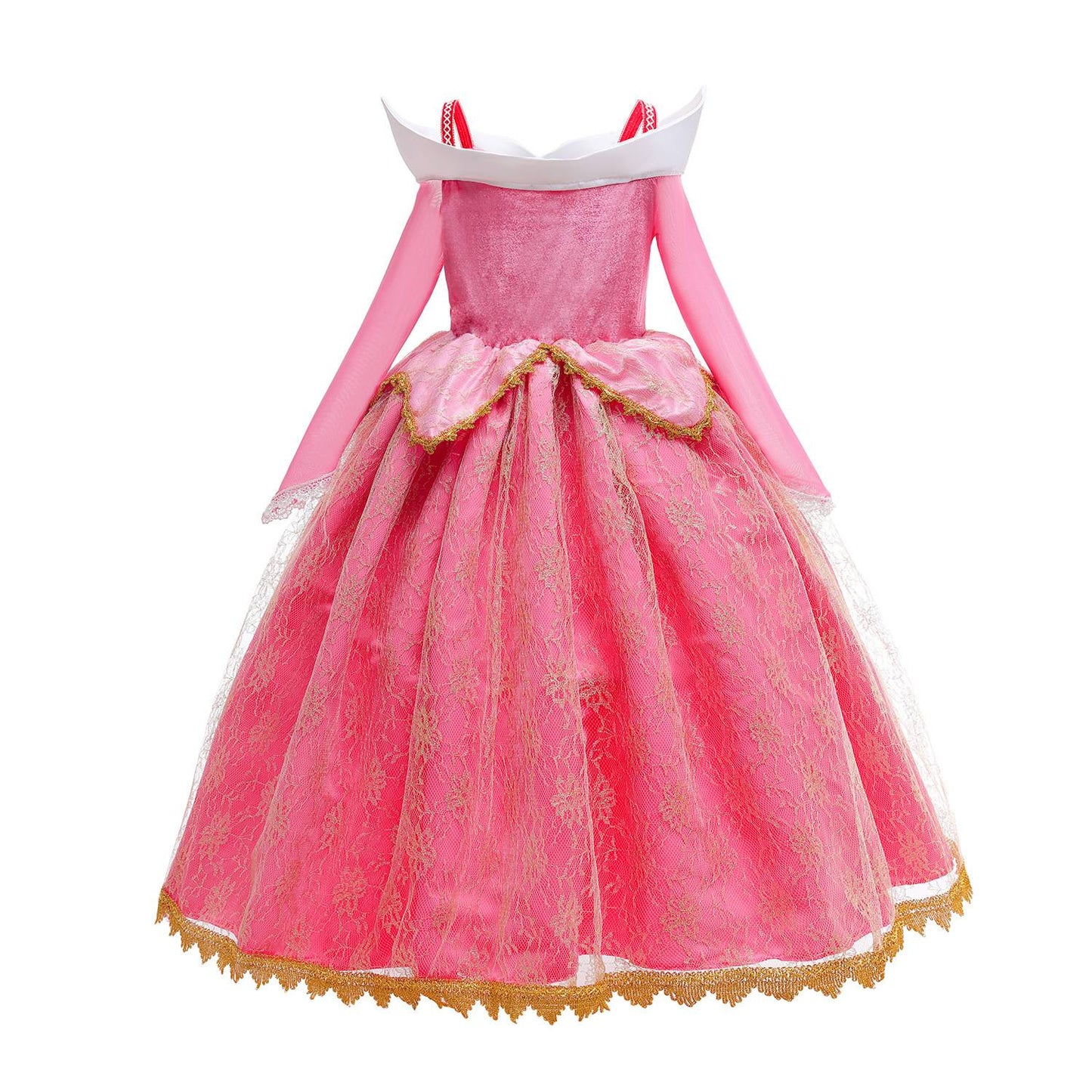 Sleeping Beauty Aurora Princess Halloween Cosplay Dress Off Shoulder Gift Carnival Party Fancy Princess Lace Dress