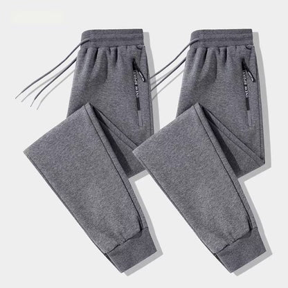 Calça casual masculina primavera e outono nova solta reta calça comprida calça jogger esportiva da moda