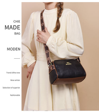 Luxury Kangaroo New Genuine High Quality Soft Leather Women Purses Cofrossbody Bag Designer Brand Ladies Shoulder Crossbody Bags