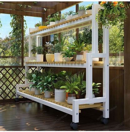 Floor-standing Plant Stand, Flower Stand, Flower Shelf, Planter Rack, Storage Organizer, Display  Garden, Balcony, 2, 3, 4Tier