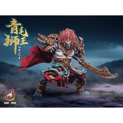 Fury Toys AZURE LION DEMON 1/12 KINGS AT LION CAMEL RIDGE Kit Boneco de Ação Versão Clássica Dourada Coleção Modelo Hobby Presentes