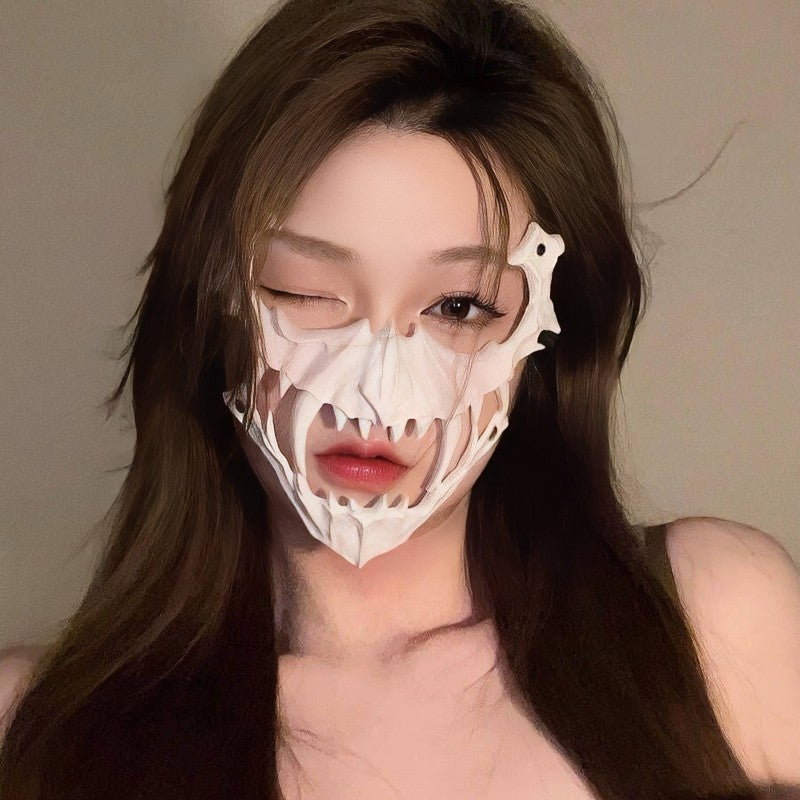 Creative Halloween Face Mask Tiger Werewolf Mask Party Dress Up Props Halloween Gifts for Friends