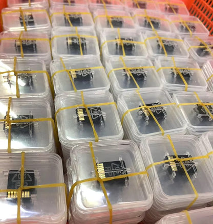 10 Cartões TF Classe 10 de 128 GB, 256 GB, 32 GB, 64 GB, 16 GB, 8 GB, 4 GB, 2 GB - Cartões de Memória Flash SD para Dispositivos Digitais