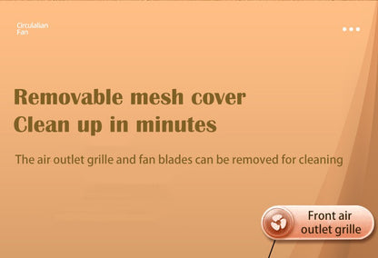 Mini Oscillating Fan, Portable Battery-Operated Table Fan with 4 Speed Levels, 6-inch Desk fan with Timer