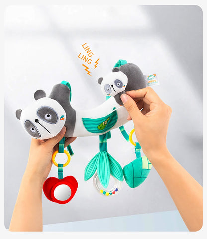 Brinquedos de Arco para Carrinho de Bebê, Brinquedo para Pendurar no Assento do Carro, Pelúcia Macia para Bebês com Som de Sinos de Vento, Bonecos para Bebês, Presente para Recém-Nascidos