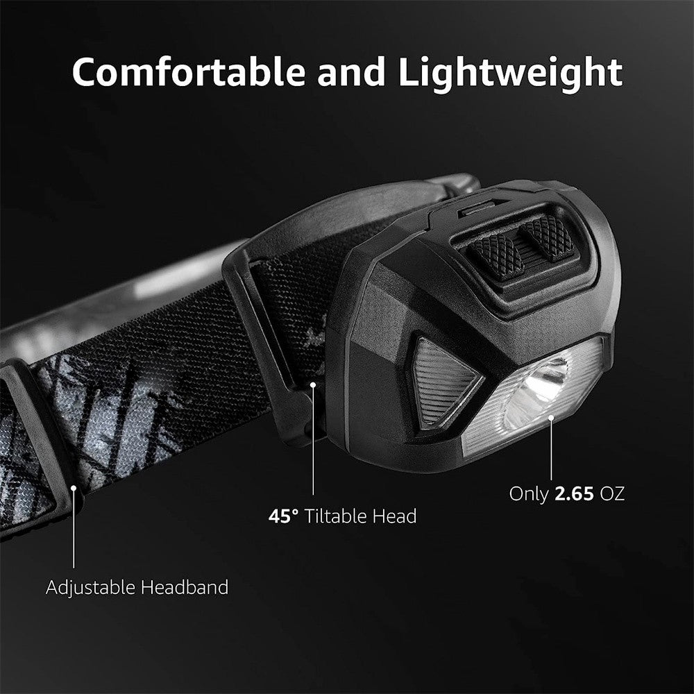 6 Modes Usb Rechargeable Headlamp IPX4 Waterproof Headlight Flashlights LED Head Lamp With Red Green Light For Outdoor Fishing