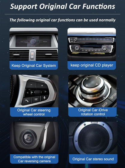 para BMW X5 F15 X6 F16 2014 - 2018 Sistema NBT/EVO Rádio Multimídia para Carro Android 15 GPS Navegação 4G BT Carplay Auto Ferramentas