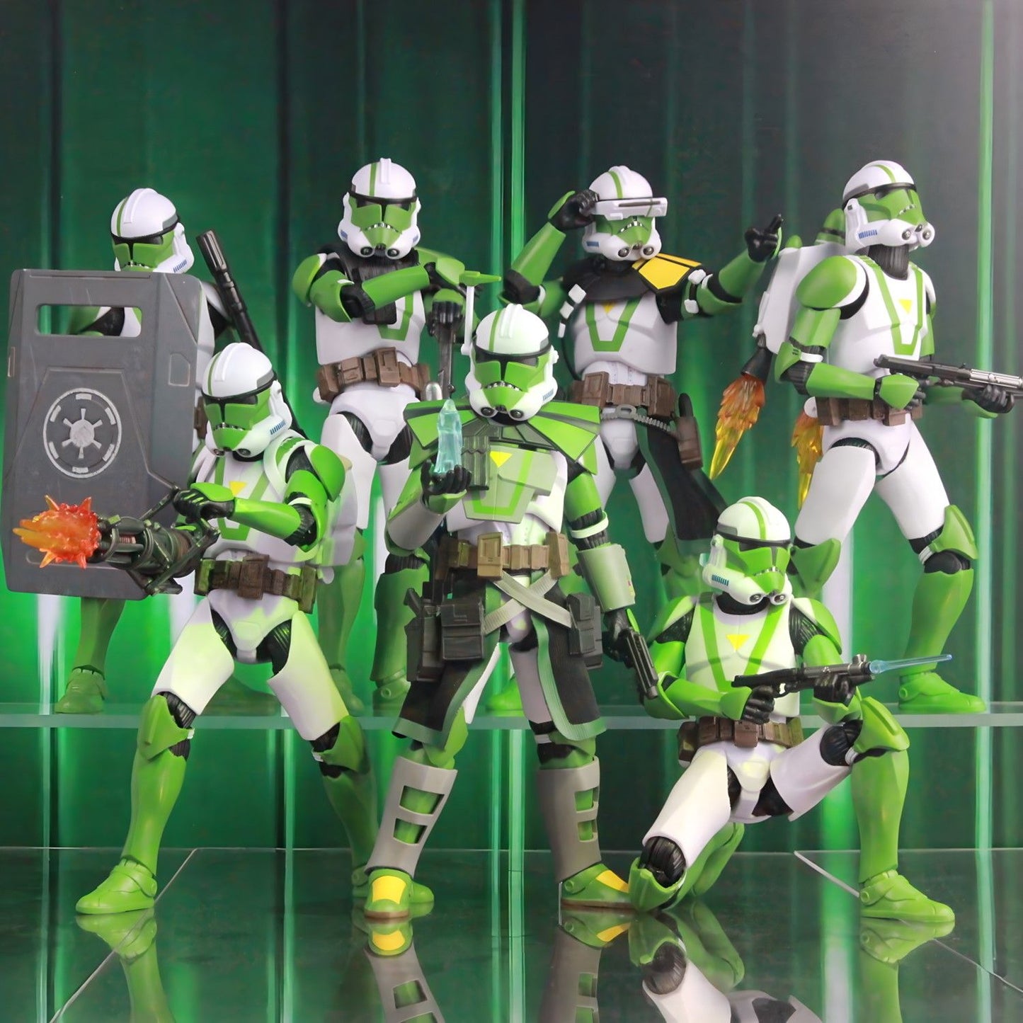 New Body(JOV3.0) - Star Wars 104th Trooper Wolf Pack Boost Sinker Comet Kamino ARC Trooper Grey Team 6" Boneco Articulado Brinquedos de Clone