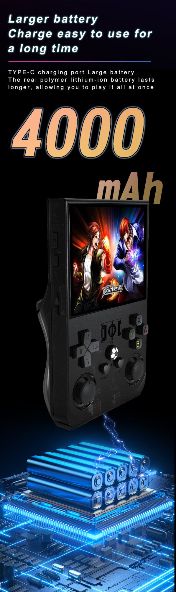 Open Source R36PRO 30000+Games Retro Handheld Video Game Console 3.5 Inch IPS Screen RK3326 Chip Portable Pocket Video Player