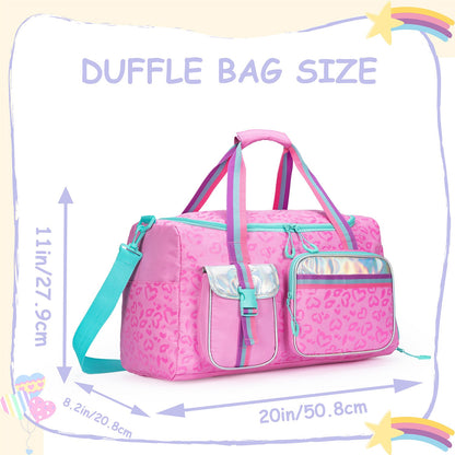1 Pc Duffle Bag Girls Women Travel Bag Gifts Overnight Bag For Girls Women Tote Bag Sleepover Bag For Girls Gym Dance Bag