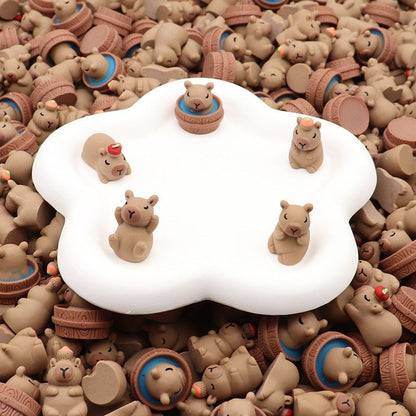 30PCS 3D Capybara Figurines Capybara Party Favors Cute Animal DIY Ornament Supplies for garden Capybara Home Decoration Ornament