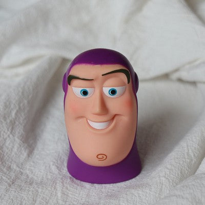 Toy Story Buzz Lightyear Cabeça Boneco de Ação Brinquedo Fofo Buzz Lightyear Expressão Engraçada Brinquedo de Dedo Presente de Aniversário para Crianças