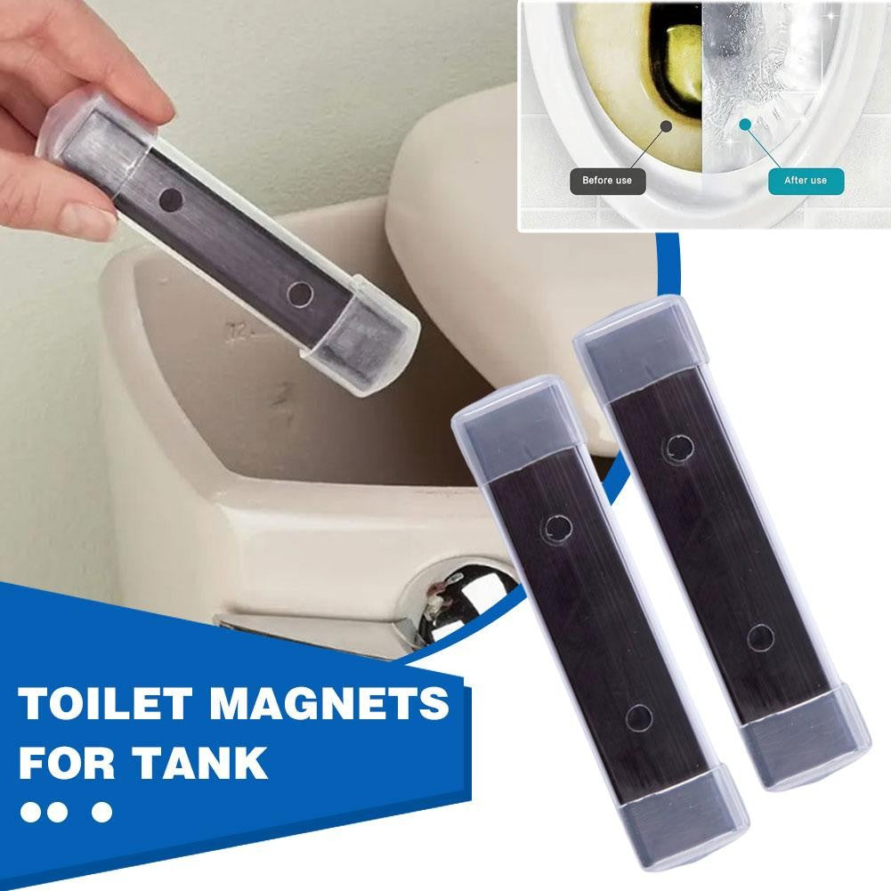 2/1Pcs Toilet Cleaning Magnets Long Lasting No Staining Magnetic Toilet Cleaner For Bathroom Tank Cleaning Supplies