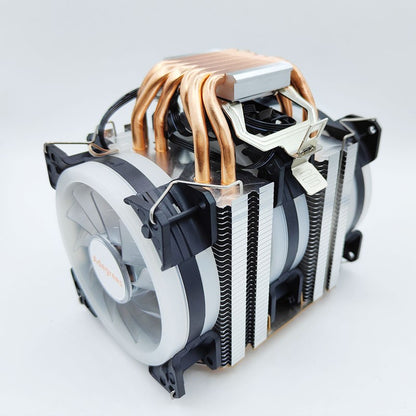 6 Heat Pipes ARGB CPU Air Cooler 4 Pin PWM Quiet CPU Cooling Fan for Intel LGA 1700 2011 1200 1156 X79 X99 AM3 AM4 PC Radiator