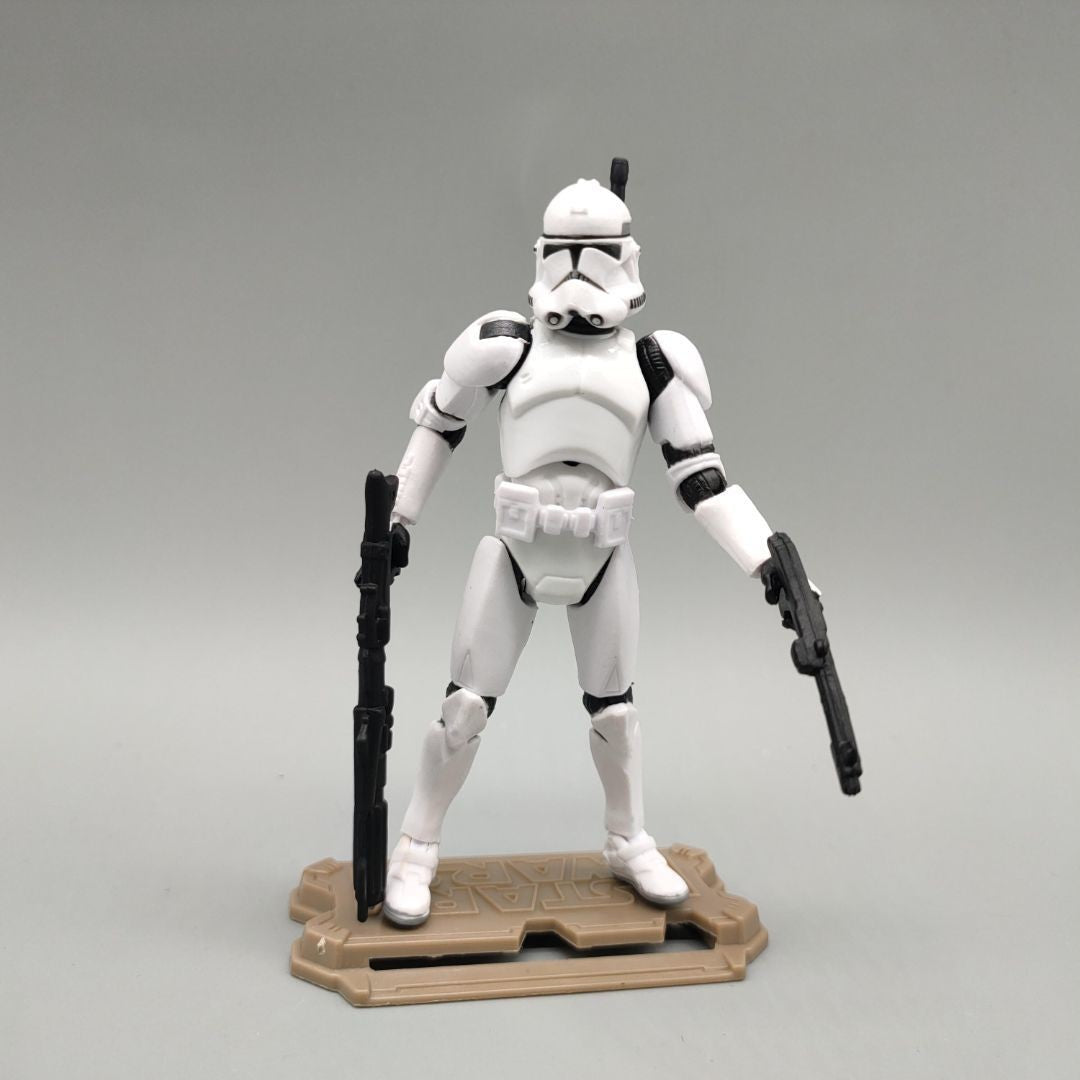 Lote de 3 Bonecos Soltos Star Wars Elite Force 501st 442nd Shadow Utapau Gree Shock Battalion Trooper 3.75" Coleção