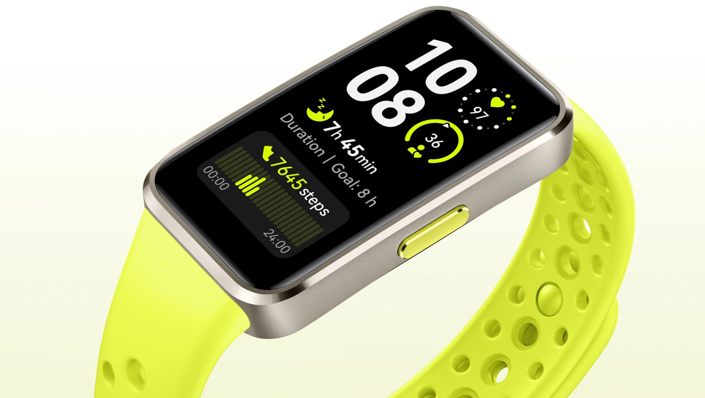 2025 NOVO Smartwatch HUAWEI Band 10 Original Compatível com IOS e Android, Monitoramento do Sono, Monitor de Saúde, 14 dias de bateria