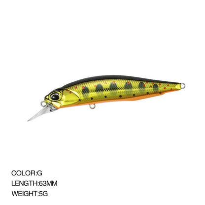 Isca de Pesca Minnow Wobbler Rozante 77SP 77mm 63mm Arremesso Longo Suspenso Isca de Nado Jerkbait Isca Artificial para Culter Alburnus