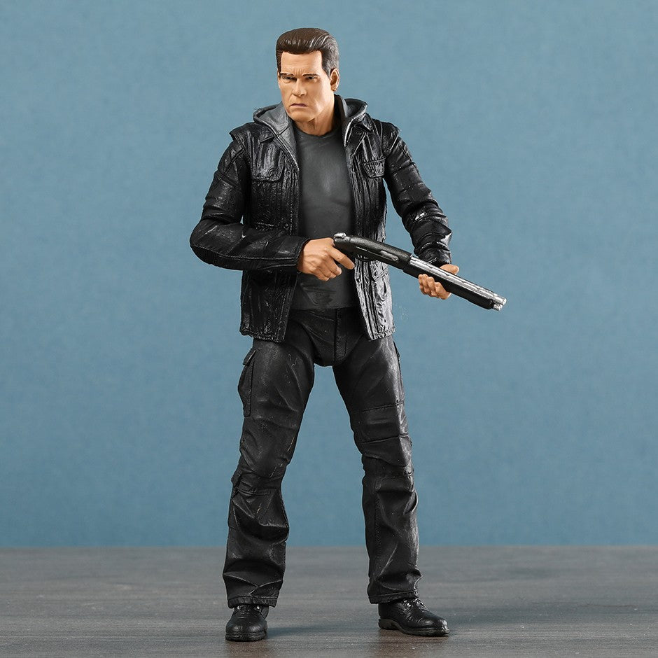 NECA Terminator Genisys T-800 Guardian Endoskeleton Articulações Figura de Ação Móvel Modelo Brinquedo