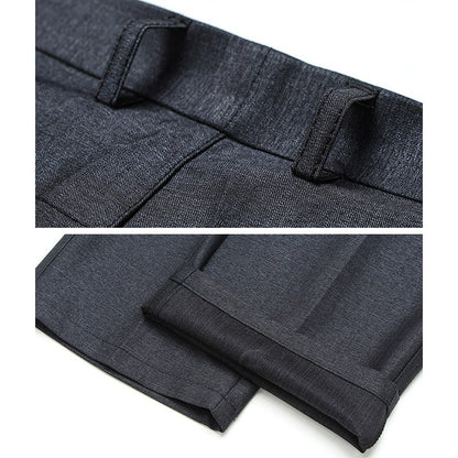 Men's Chic Business Work Hot Sale Suit Pants Middle-age Large Size 29-40 Trousers High Quality Baggy Formal Occasion Pants Male