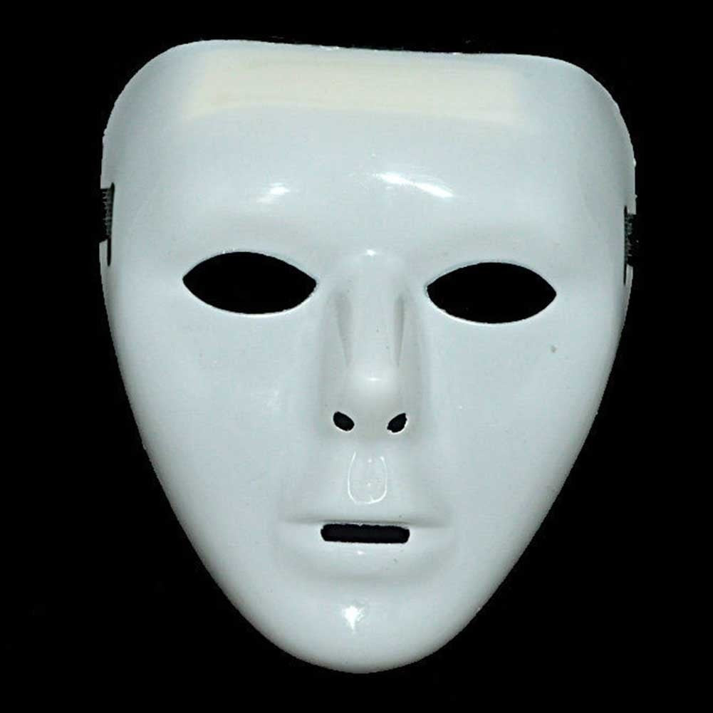 Halloween Jabba WockeeZ Dance Mask Hip-Hop Street Dance White Performances Mask For Man Women White Face Mask Cosplay Props