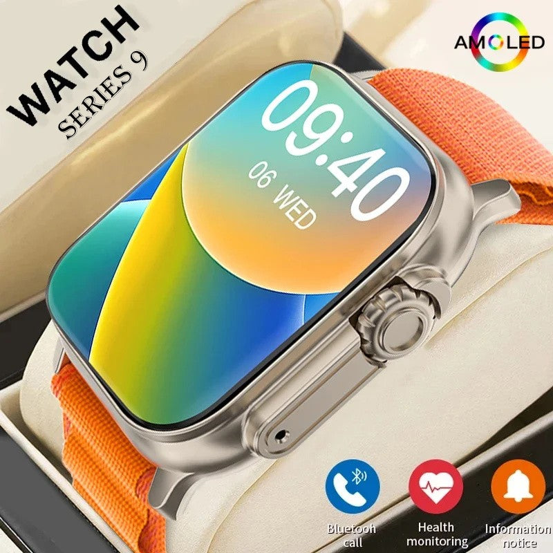 New T900 Watch Ultra Smart Watch 49mm 2024 NFC Men Women GPS Track Bluetooth Call BT Music Games Wireless Charging Smart watch