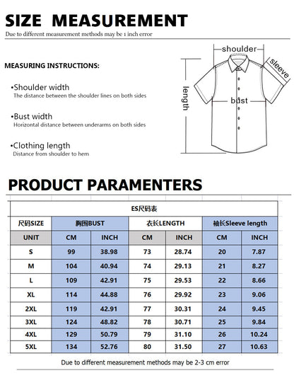 2024 Fashion Men's Hawaiian shirts Mexican Style Colorful Graffiti Art Poster Prints Short Sleeve Shirt  Hawaii style clothing