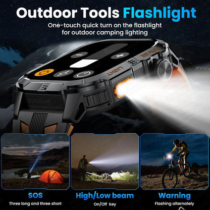 2026New Military Grade GPS Smart Watch Men Built in GPS Compass Altimeter Barometer 3ATM Waterproof 540mAh Sports Bracelet Men