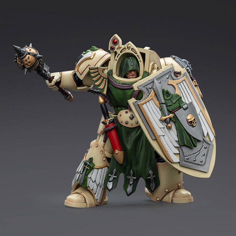JOYTOY Warhammer 40K Dark Angels Deathwing Knight com Maça da Absolvição 1 Boneco de Ação 1:18, Presente de Modelo para Coleção