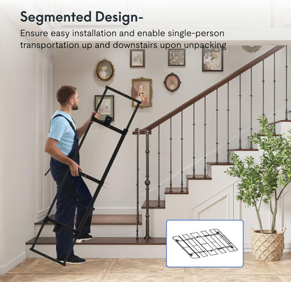 Base de Estrutura Ajustável para Cama Twin XL, Design Segmentado, Fácil Montagem, Cobertura de Tecido Oxford, Controle Remoto com Fio, Durabilidade Ultrassilenciosa