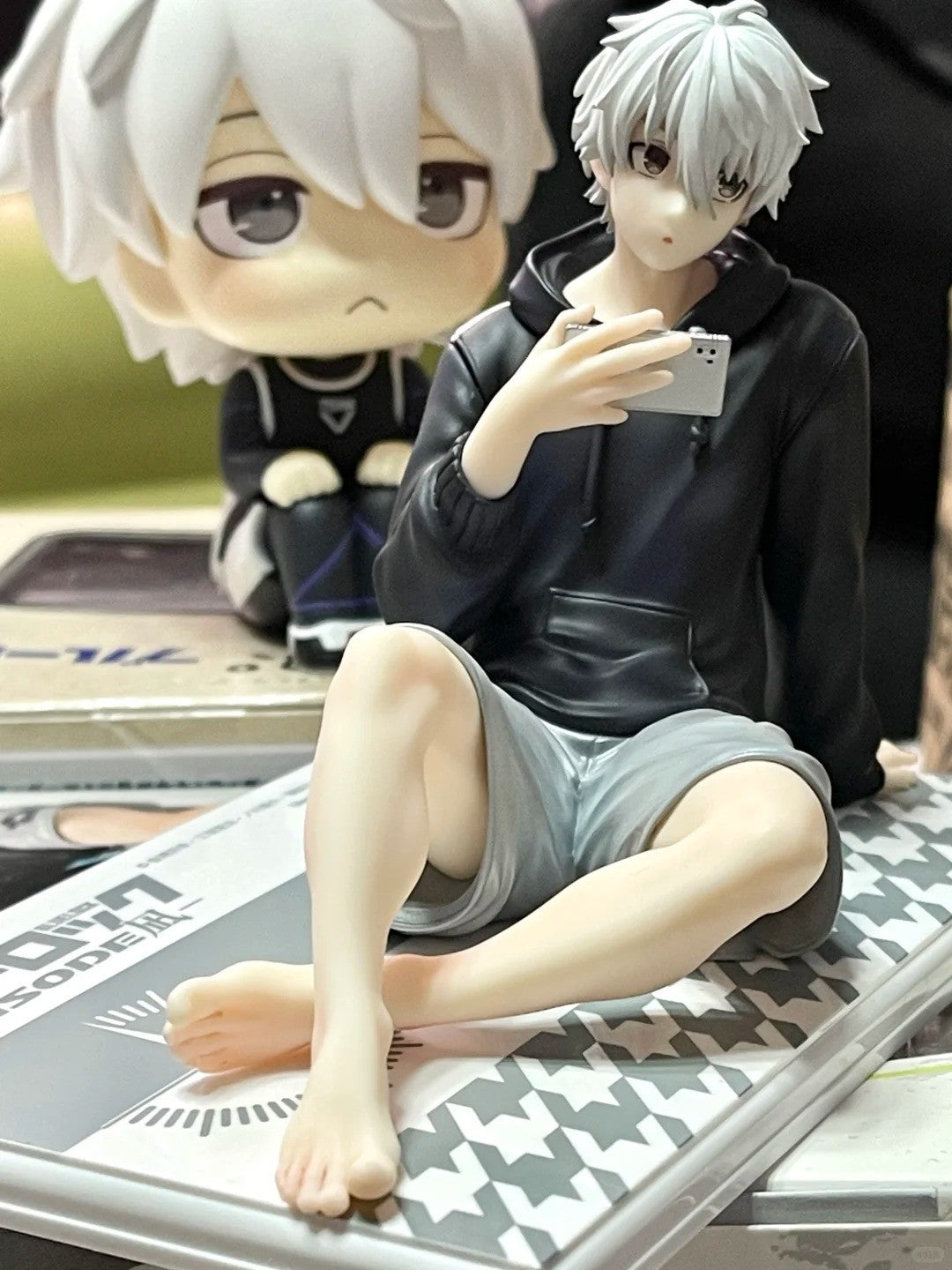 BLUE LOCK Bonecos de Ação Nagi Seishiro Figura de Anime Sentado Estatueta de PVC Modelo Colecionável Brinquedos de Boneca para Crianças Presentes