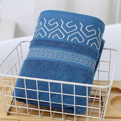 380g new pure cotton thick bath towel 70*140 soft absorbent no shedding color