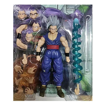 Shf Dragon Ball Son Gohan Besta Action Figure PVC Boneco Colecionável Articulado Anime Super Saiyajin Gohan Modelo Brinquedo de Presente 17cm
