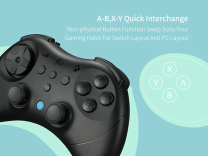 GuliKit NS59 Elves 2 Pro Wireless Gaming Controller with Hall Joystick for Nintendo Switch 1/2/ Android/PC/IOS/Windows Gamepad