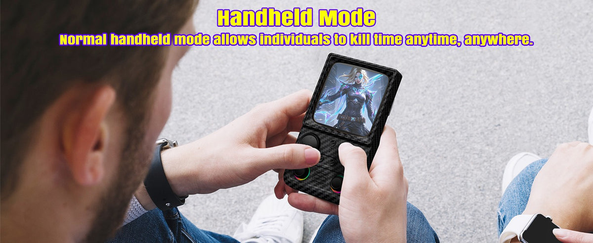 AISLPC RG45 Retro Handheld Game Console 4.0'' IPS Screen 64/128GB Supports 5G Portable Pocket Video Player