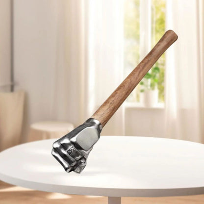 Martelo de Punho em Aço Inoxidável com Design Compacto, Cabo Ergonômico Antiderrapante, Função Versátil, Ferramenta de Hardware para Trabalhos Pesados