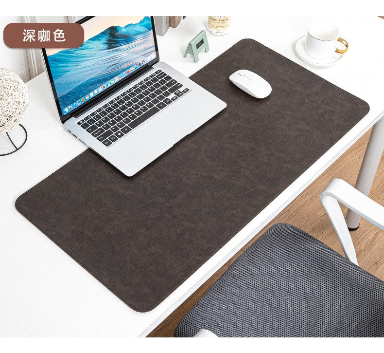 Mouse Pad Impermeável PU Tapete de Mesa Protetor Grande Mousepad Computador Laptop Antiderrapante Fácil de Limpar Tapetes de Teclado