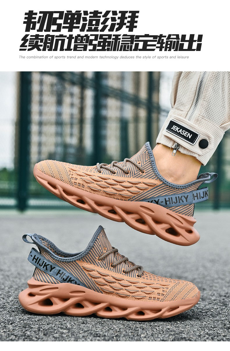 Tênis Masculino Casual Masculino Tênis Masculino de Luxo Tênis Masculino de Corrida Respirável Sapatos da moda Loafers Tênis de corrida para homens