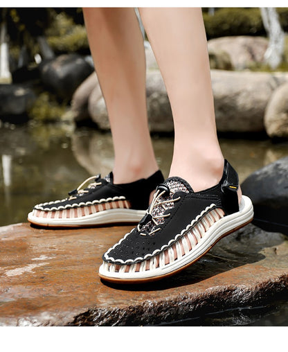 Summer New Sandals Fashion Handmade Weaving Casual Men Sandals Brand Designer Outdoor Walking Men's Shoes Summer Beach Shoes