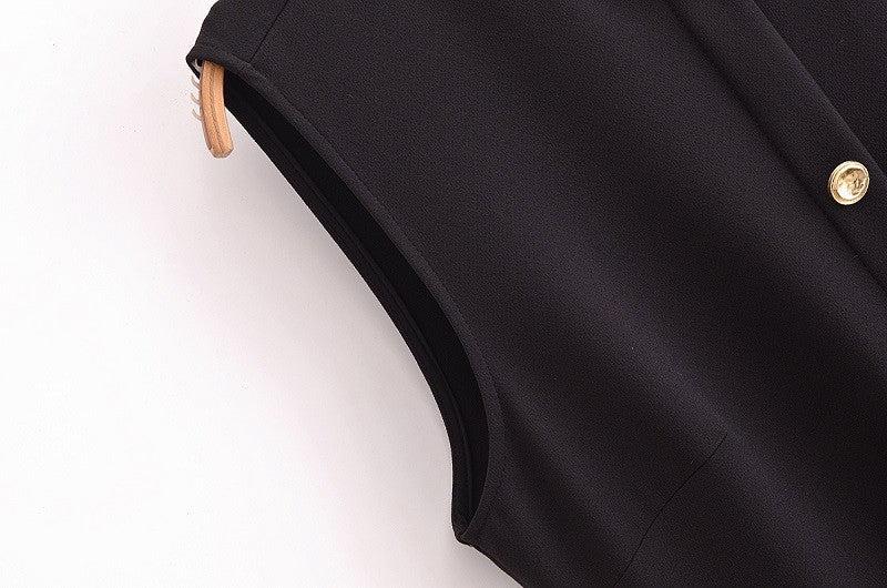 MUJER 2025 Womens Dresses Black Office Long Dresses for Women Spring Sleeveless