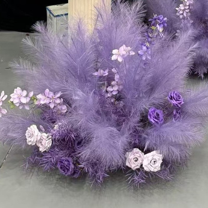30-70cm Artificial White Rose Flower Ball, Wedding Reception Table Centerpieces, Floral Arrangement for Party Event Decor