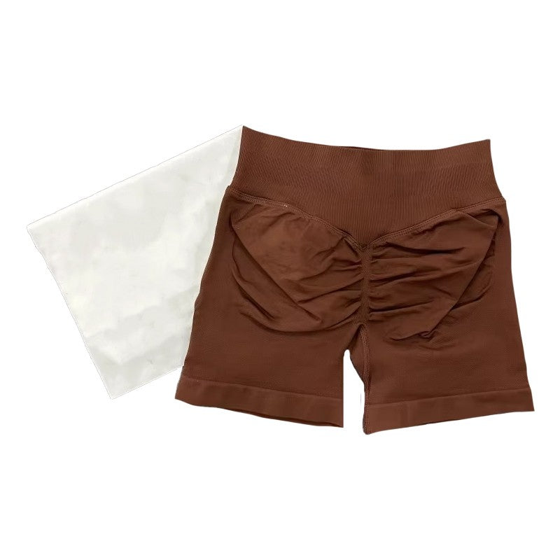 D-logo Impact Shorts Seamless Scrunch Bum Workout Gym Shorts Low Ribbed Waist Band Yoga Short Booty Hight Stretch Running shorts