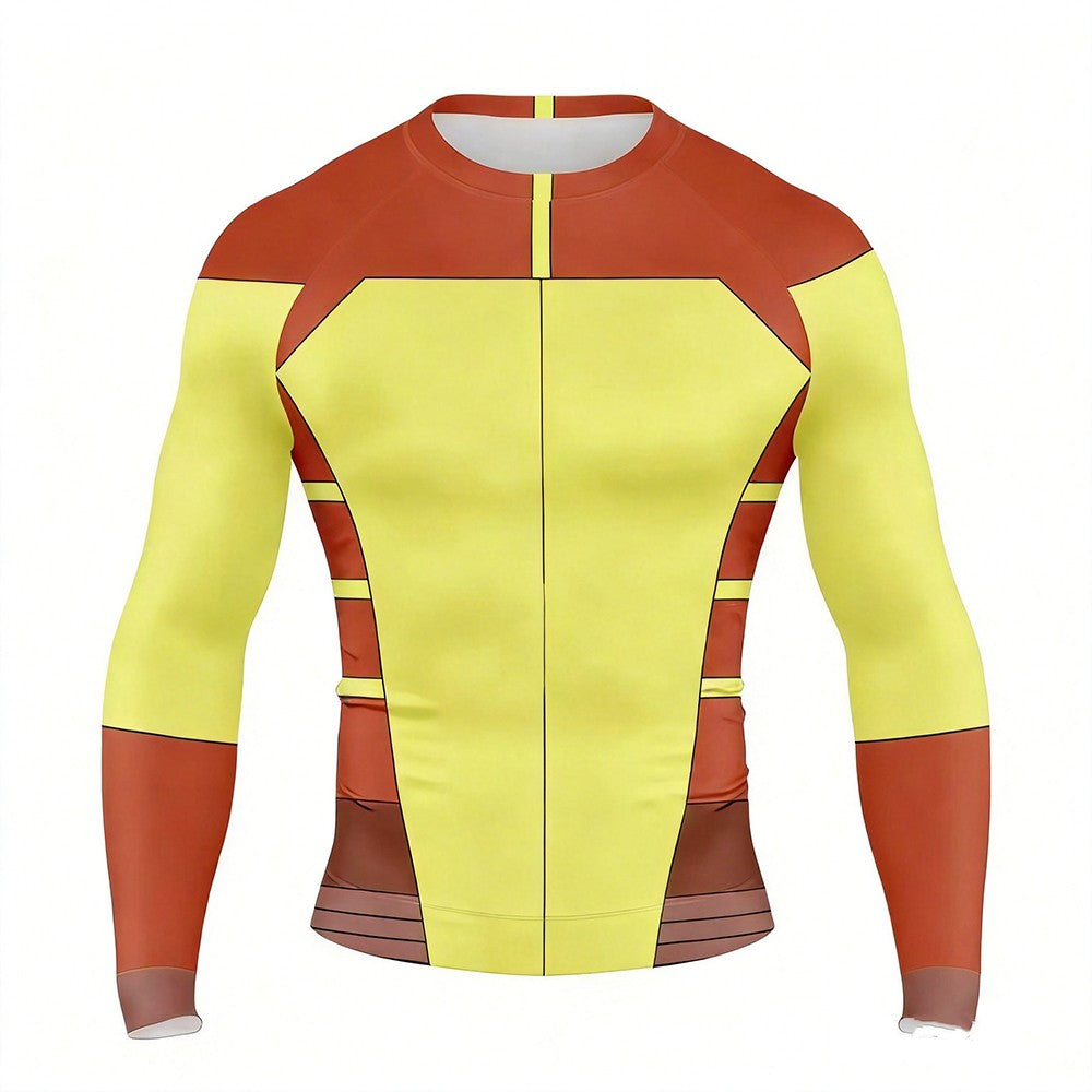 Invincible Cosplay Rash Guard Diving T Shirt BJJ RashGuard Long Short Sleeve MMA Clothing Men Women Viltrumite Gym Shirt Costume
