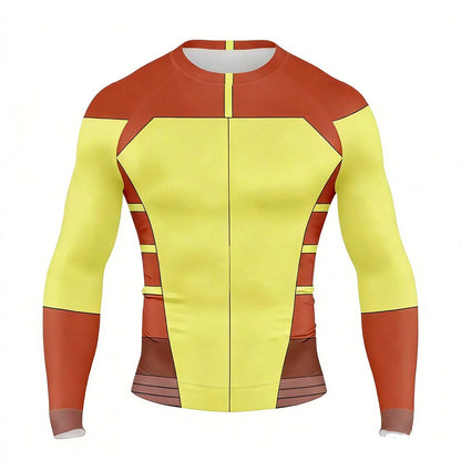 Invincible Cosplay Rash Guard Diving T Shirt BJJ RashGuard Long Short Sleeve MMA Clothing Men Women Viltrumite Gym Shirt Costume