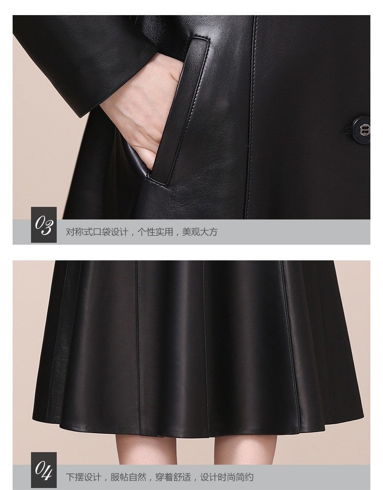 Mauroicardi Spring Autumn Fitted Soft Black Pu Leather Blazer Jacket Women Single Breasted Elegant Luxury Designer Clothes 2025