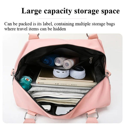 Large Gym Bag with Wet Dry Compartment | Sport Duffel for Women Men | Travel Tote