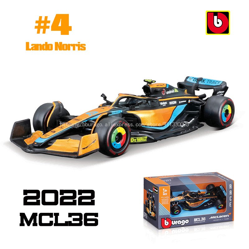 Bburago 1:43 F1 Aston Martin Aramco F1 Team AMR23 2023 #14 Alonso #18 Stroll Carro de Liga Metálica Modelo Fundido Colecionável