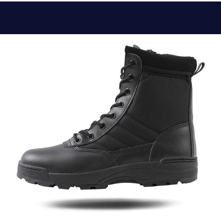 Botas Táticas Masculinas Botas de Força Especial Botas de Combate no Deserto Botas de Caminhada ao Ar Livre Botas de Tornozelo Masculinas Botas de Segurança para o Trabalho