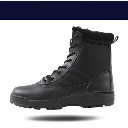 Botas Táticas Masculinas Botas de Força Especial Botas de Combate no Deserto Botas de Caminhada ao Ar Livre Botas de Tornozelo Masculinas Botas de Segurança para o Trabalho