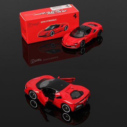 Bburago 1:64 Modelo de Carro em Liga Miniatura Veículos Diecast Brinquedo 911 Bolide Revuelto Bronco SP3 812 SF90 Taycan Huracan GT500 Urus